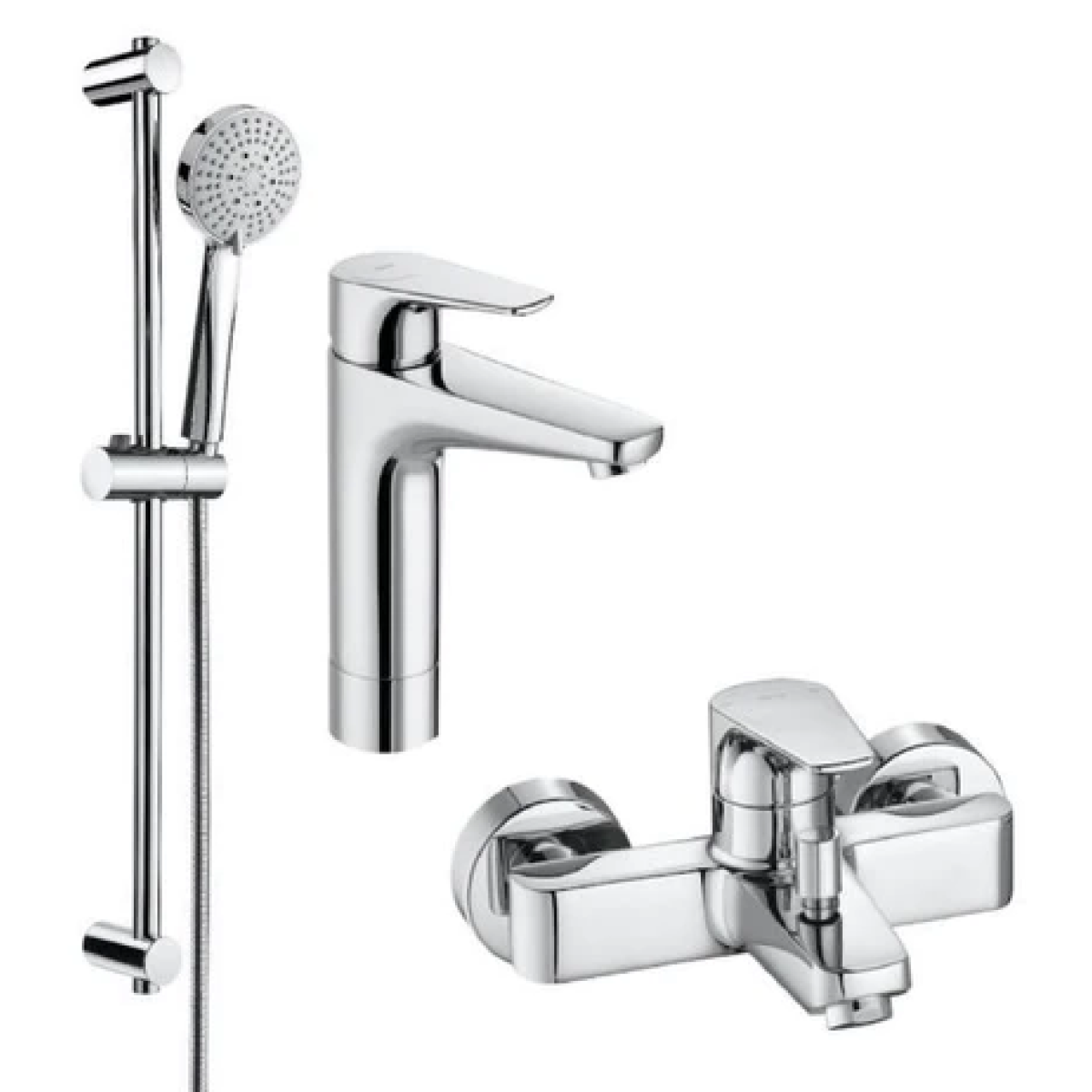 Roca Atlas 龍頭套裝 D2: 2+4+5 (鍍鉻色) (5A3D90C0N+5A0290C0N+5B1D03C0G)